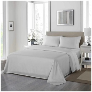 Royal Comfort 1200TC Ultrasoft 4 Piece Sheet Set - King - Silver