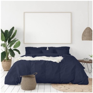 Royal Comfort - Balmain 1000TC Bamboo cotton Quilt Cover Sets (Queen) - Royal Blue