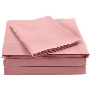 Royal Comfort Bamboo Blended Sheet Set Blush - King