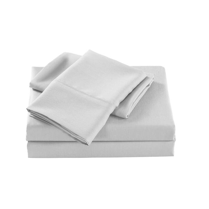 Royal Comfort Bamboo Cooling 2000TC Sheet Set Double - Pearl Stone