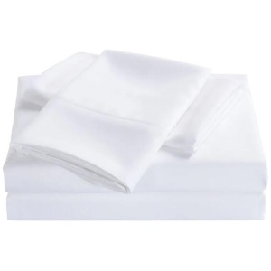 Royal Comfort Bamboo Cooling 2000TC Sheet Set - King Single-White