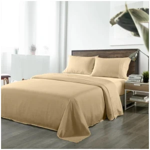 Royal Comfort Blended Bamboo Sheet Oatmeal - King