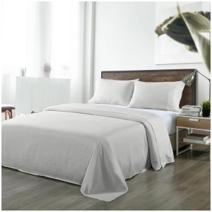 Royal Comfort Blended Bamboo Sheet Set Light Grey - King