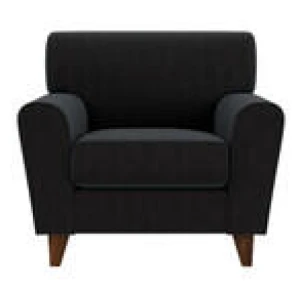 Ruby Armchair Black 1 Seater