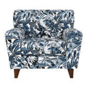 Ruby Armchair Blue 1 Seater