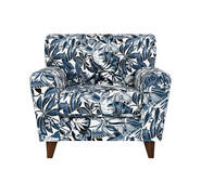 Ruby Armchair Blue 1 Seater
