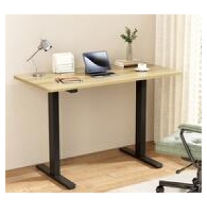 Russel 140Cm /Oak Standing Desk Black