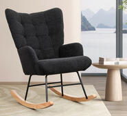 Ryder Rocking Armchair Grey