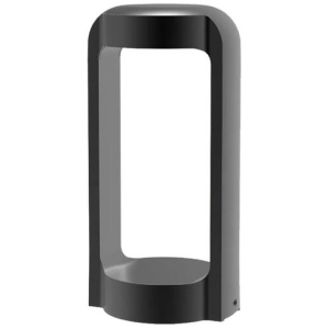 SEKER Garden Bollard Light 13W Rectangular Dark Grey 3000K IP65 H300mm 530LM