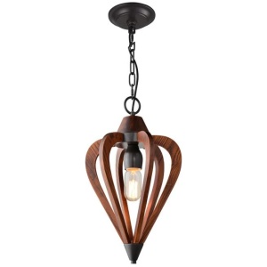 SENORITA Pendant Lamp Light Interior ES Tuscan Coffee Cherry Wood Small Arrow OD248mm