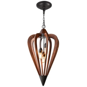 SENORITA Pendant Lamp Light Interior ESx3 Tuscan Coffee Cherry Wood Medium Arrow OD420mm