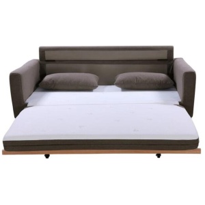 SHASA 2 Seater Pull-out Sofa bed Grey taupe