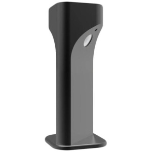 SHU Garden Bollard Light 11W Square Dark Grey 3000K IP65 H300mm 2 Diffuser 540LM