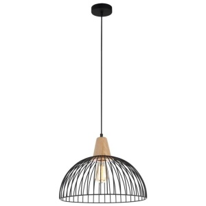 STRAND Pendant Lamp Light Interior ES Black Small Wire Dome OD400mm