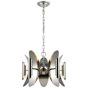 STRATO Pendant Lamp Light Interior SESx10 Stainless Steel Concave Oval x 5 OD604mm