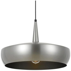 Sabra Industrial Pendant Hanging Lamp Light Nickel Silver Nickel