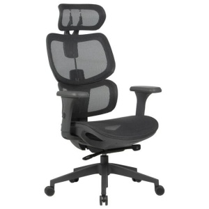 Salinas Office Chair - Full Black by Interior Secrets - AfterPay Available