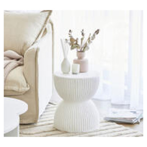 Saluzzo Side Table White