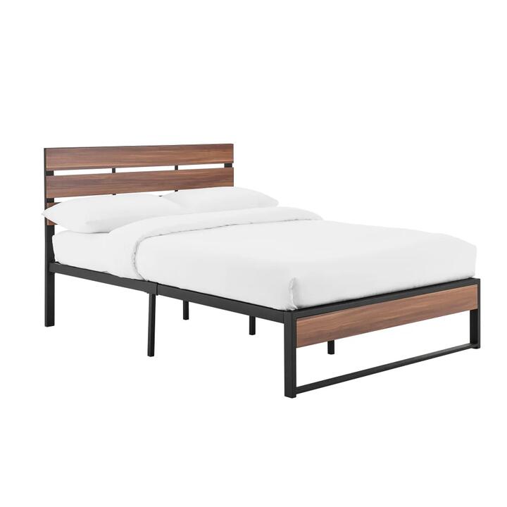 San Antonio Bed Frame - Walnut, Queen