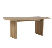 Santanera 6 Seater Rectangle Dining Table Brown