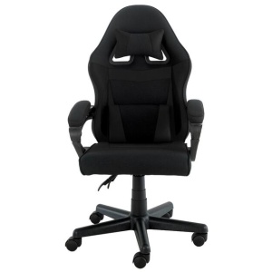 Sarantino Antre Kids Study Gaming Chair Black Adjustable Computer Desk Seat Racing Inspired-look With Adjustable Height, Ergonomic Back Support, Padde