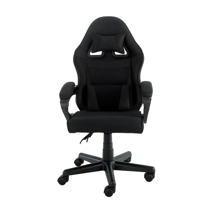 Sarantino Antre Kids Study Gaming Chair Black Adjustable Computer Desk Seat Racing Inspired-look With Adjustable Height, Ergonomic Back Support, Padde
