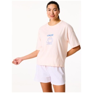 Sash & Rose Women's Cotton Jersey Short and Tee PJ Set