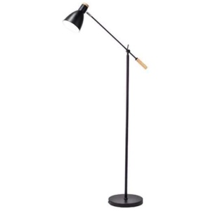 Scandinavian Modern Style Adjustable Floor Lamp - Black