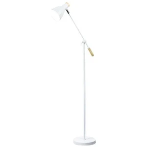 Scandinavian Style Adjustable Floor Lamp - White