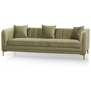 Scott 3 Seater Fabric Sofa - Elegant Sage by Interior Secrets - AfterPay Available
