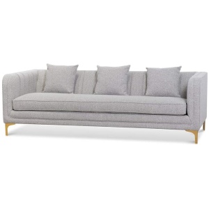 Scott 3 Seater Sofa - Ash Grey Boucle by Interior Secrets - AfterPay Available