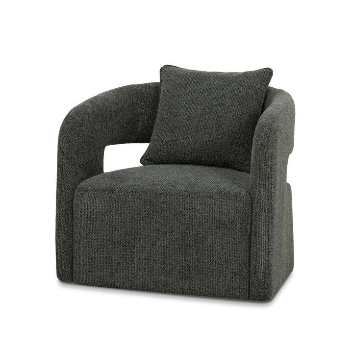 Seam Armchair - Coral Dark Green by Interior Secrets - AfterPay Available