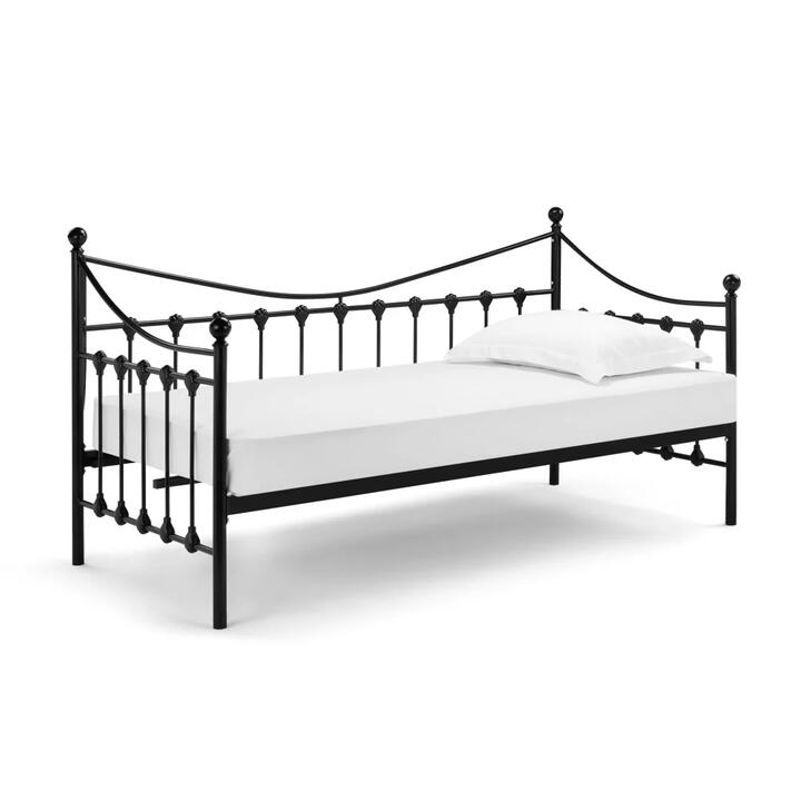 Seattle Metal Bed Frame Day Bed Single Size - Black