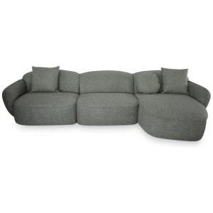 Serenity 3 Seater Right Chaise Sofa - Amazon Green by Interior Secrets - AfterPay Available