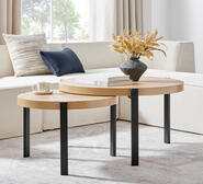 Set Of 2 Circus Coffee Table Brown