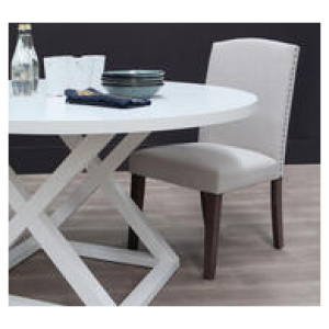 Set Of 2 Swansea Dining Chairs Neutral