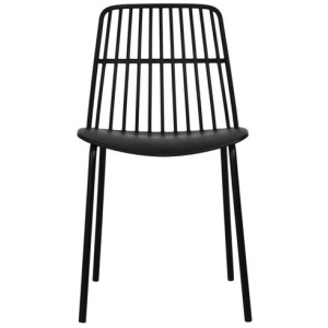 Set of 2 Betty Kitchen Dining Chairs - Black