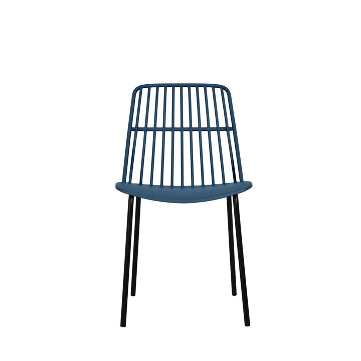 Set of 2 Betty Kitchen Dining Chairs - Blue