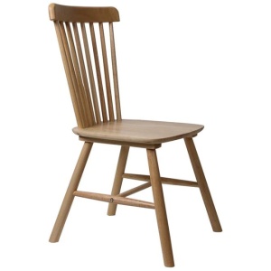 Set of 2 Dining Chairs Side Chair Replica Kitchen Wood Furniture Oak