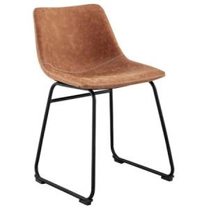 Set of 2 Jackson Kitchen Dining Chairs - Tan