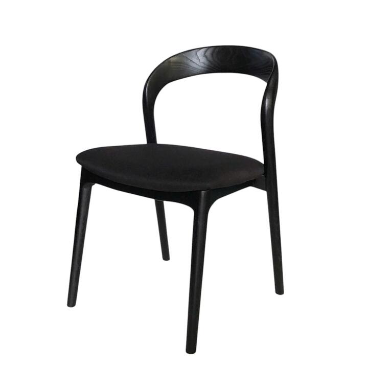 Set of 2 - Marlow Dining Chair - Full Black by Interior Secrets - AfterPay Available