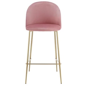 Set of 2 Molly Kitchen Counter Bar Stools - Blush