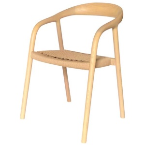 Set of 2 - Rowan Rattan Dining Chair - Natural by Interior Secrets - AfterPay Available