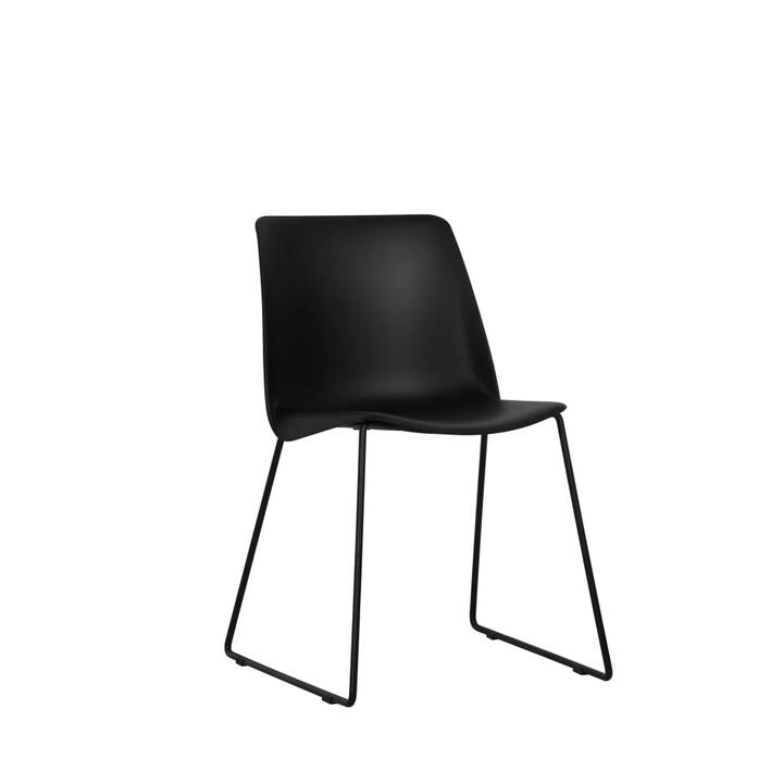 Set of 2 Timothy Kitchen Dining Chairs - Black