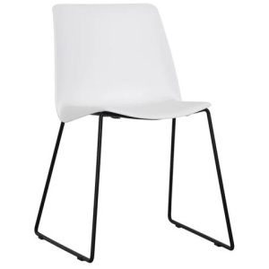 Set of 2 Timothy Kitchen Dining Chairs - White