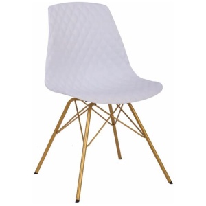 Set of 2 - Tontoni Scandinavian Dining Chair - White