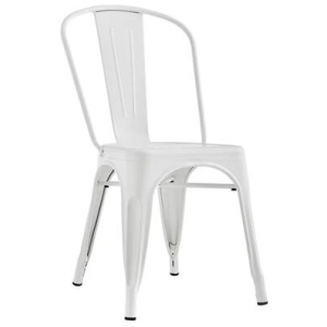 Set of 2 Xavier Pauchard Replica Tolix Kitchen Dining Chair Powder Coated - Mattle White