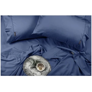 Sheraton Bamboo Luxury Cotton Bed Sheet Set - King Bed, Deep Blue