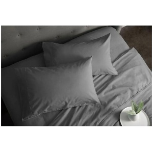 Sheraton Luxury 160gsm Flannelette Bed Sheet Set - Double Bed/Feather Grey