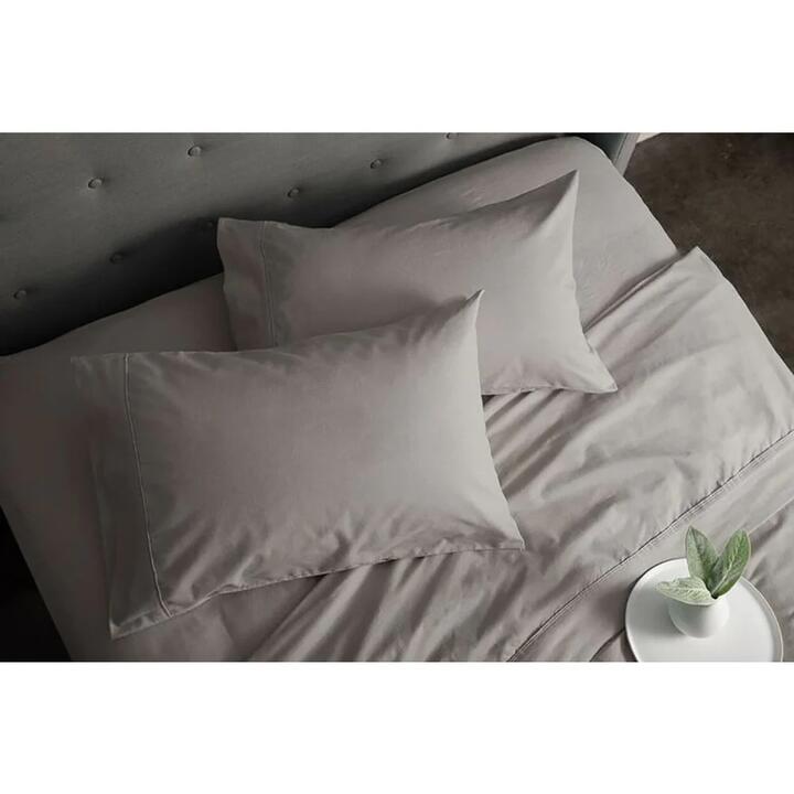 Sheraton Luxury 160gsm Flannelette Bed Sheet Set - King Bed/Platinum